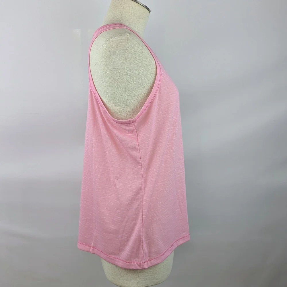 Life Is Good Sleep Lounge Tank Racer Back Coconut Umbrella Drink Pink XL NWT - Picture 4 of 9